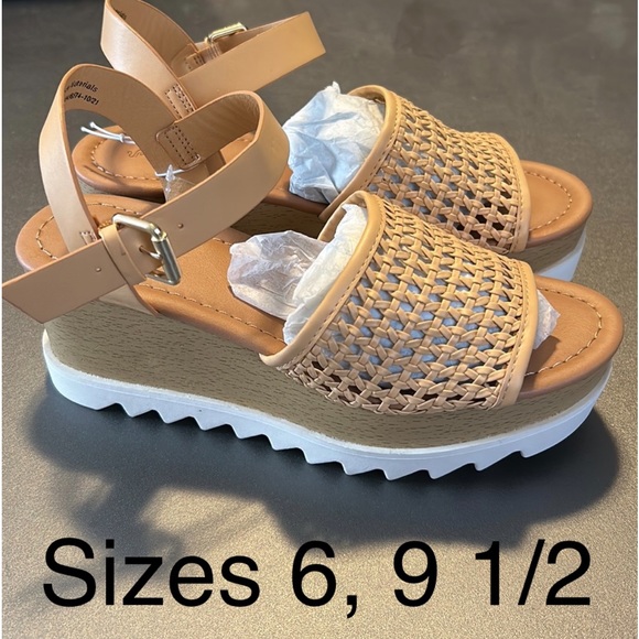 Universal Thread Shoes Universal Thread Memory Foam Wedge Sandals